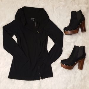 ALYX cowl neck sweater black shirt sz S